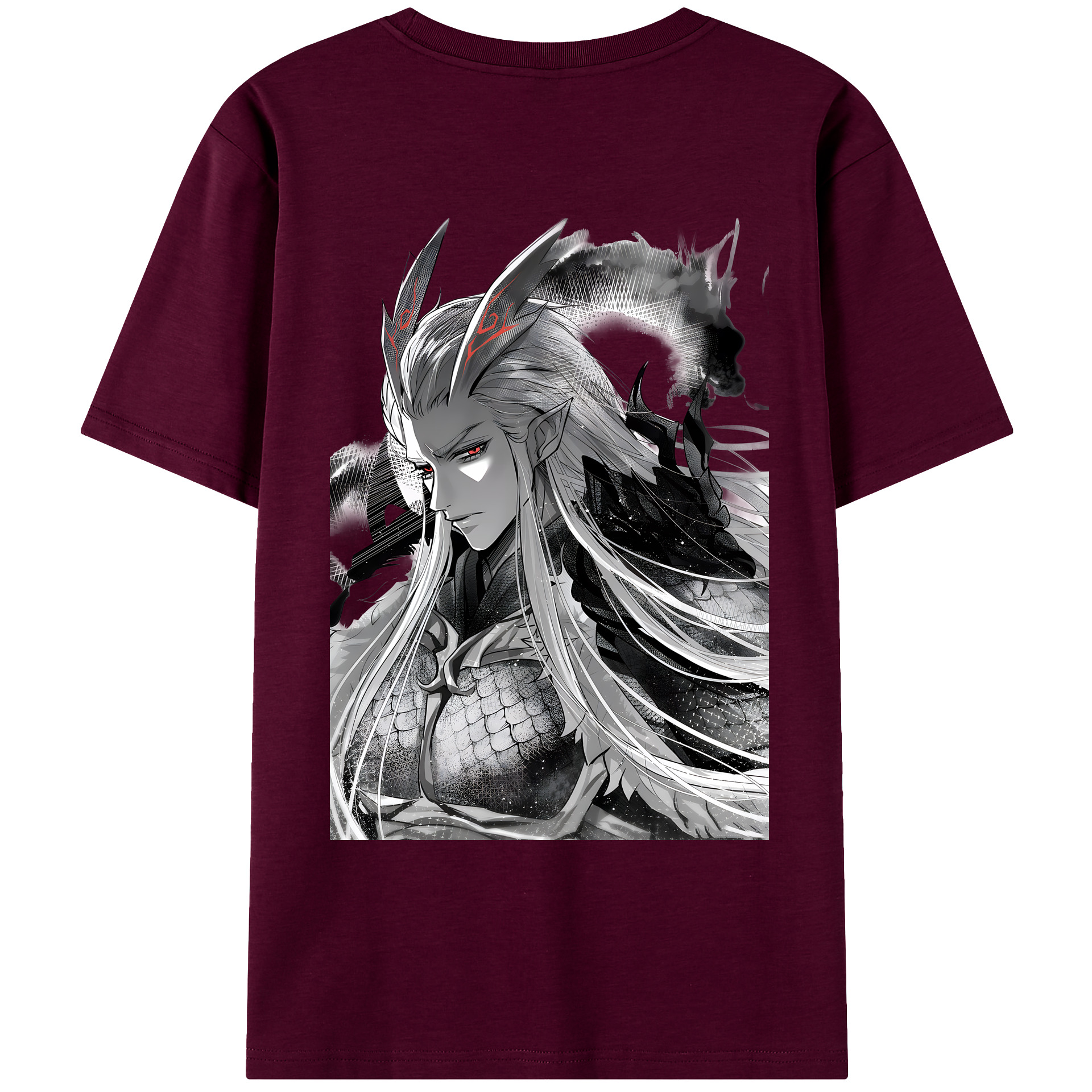 （画像用） Ne Zha 2 ナタ 魔童の大暴れ レディース半袖Tシャツ(バックプリント)